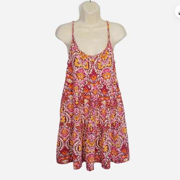 OLD NAVY Braided-Strap Tiered Mini Swing Dress 6715E1M - Picture 1 of 7
